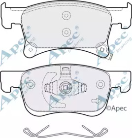 APEC BRAKING pad2056 -  Комплект тормозных колодок, дисковый тормоз